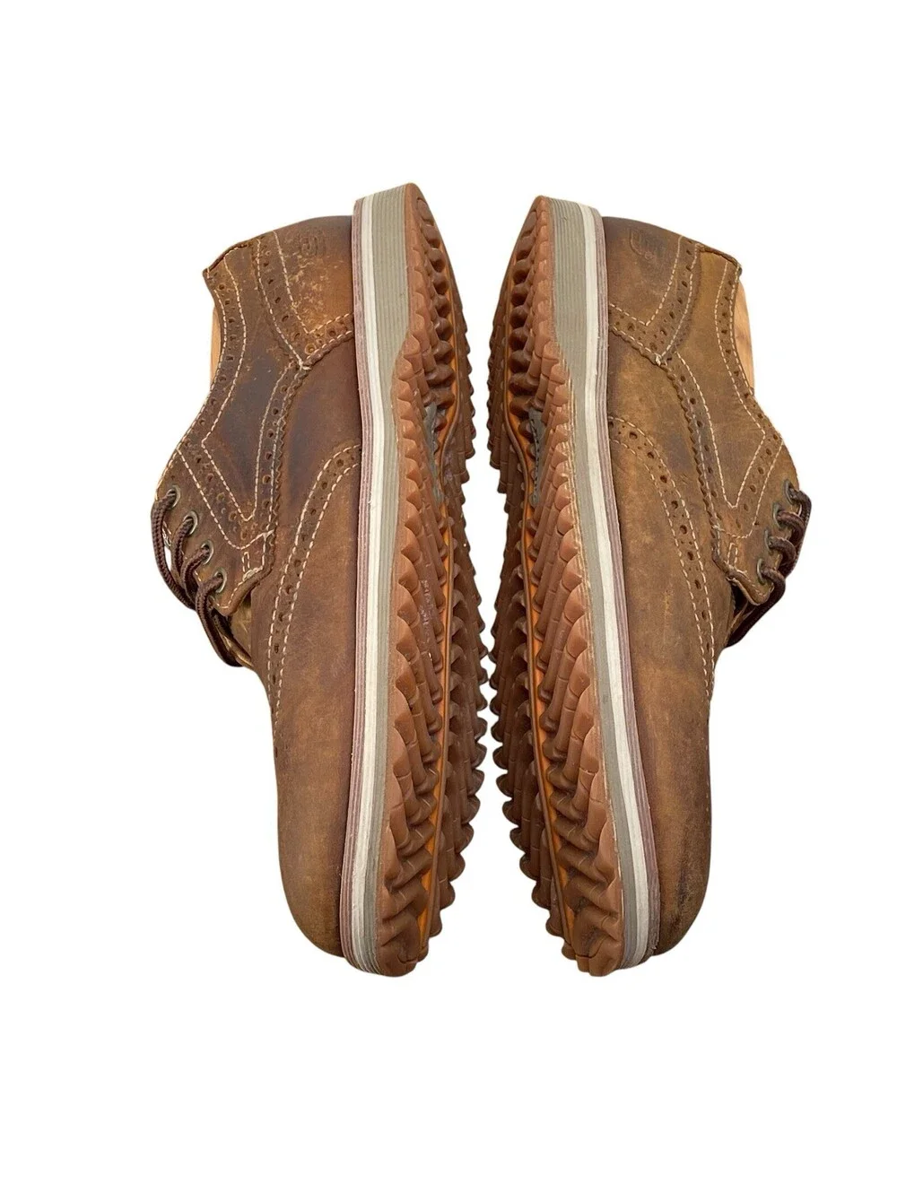 Skechers Ridge Vanek 63935 Wingtip Oxford Shoes Men’s 9 Brown Leather Brogue